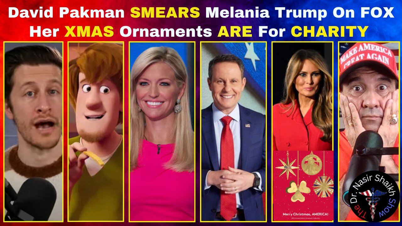 David Pakman"s Outright Lies About Melania Trump's Christmas Ornament Gifts