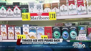 Raising the tobacco age