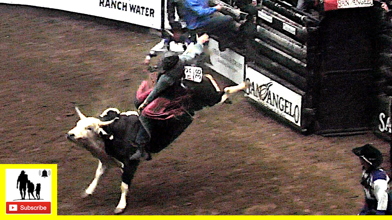 Xtreme Bull Riding Section 1 - 2022 San Angelo Rodeo | Sunday