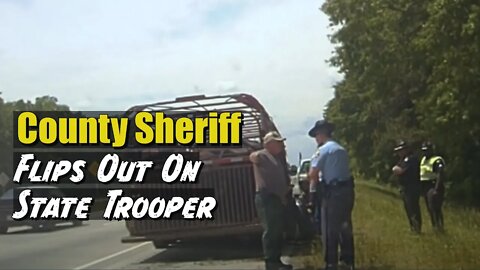 Sheriff Flips Out On State Trooper