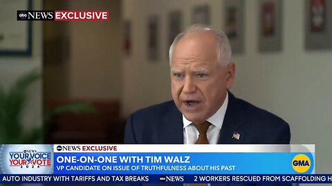 Tim Walz Tries To Spin His Constant Lies