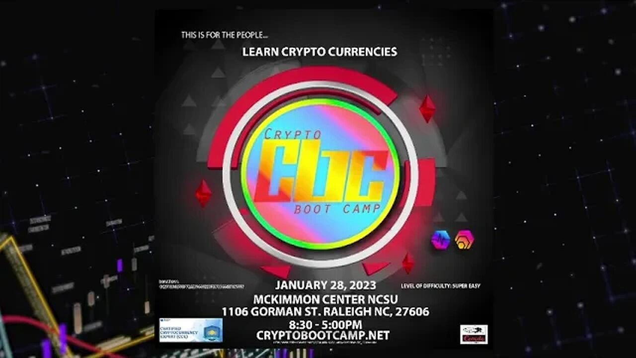 Crypto Bootcamp Saturday January 28, 2023