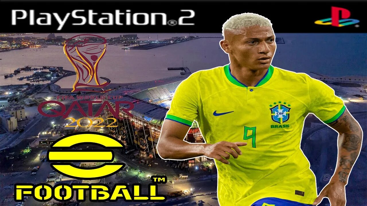 PES 2023 (PS2) COPA DO MUNDO + BRASILEIRÃO 100% ATUALIZADO