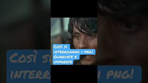 Interrogatorio di un png #unastanzatuttaperme #giochidiruolo #film #trinità