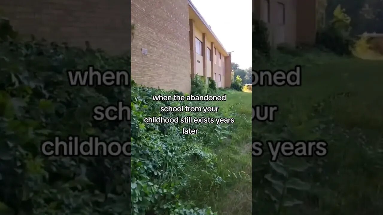 this abandoned school has been here since I was a kid