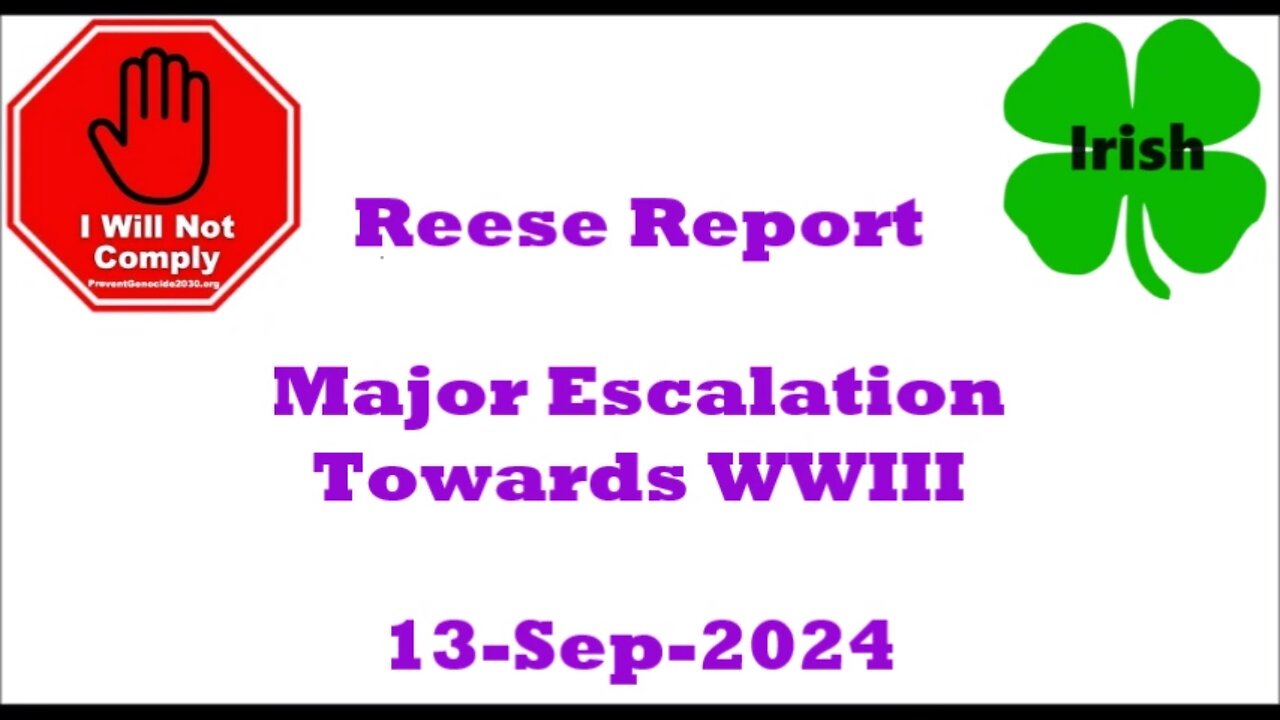 Major Escalation Towards WWIII 13-Sep-2024