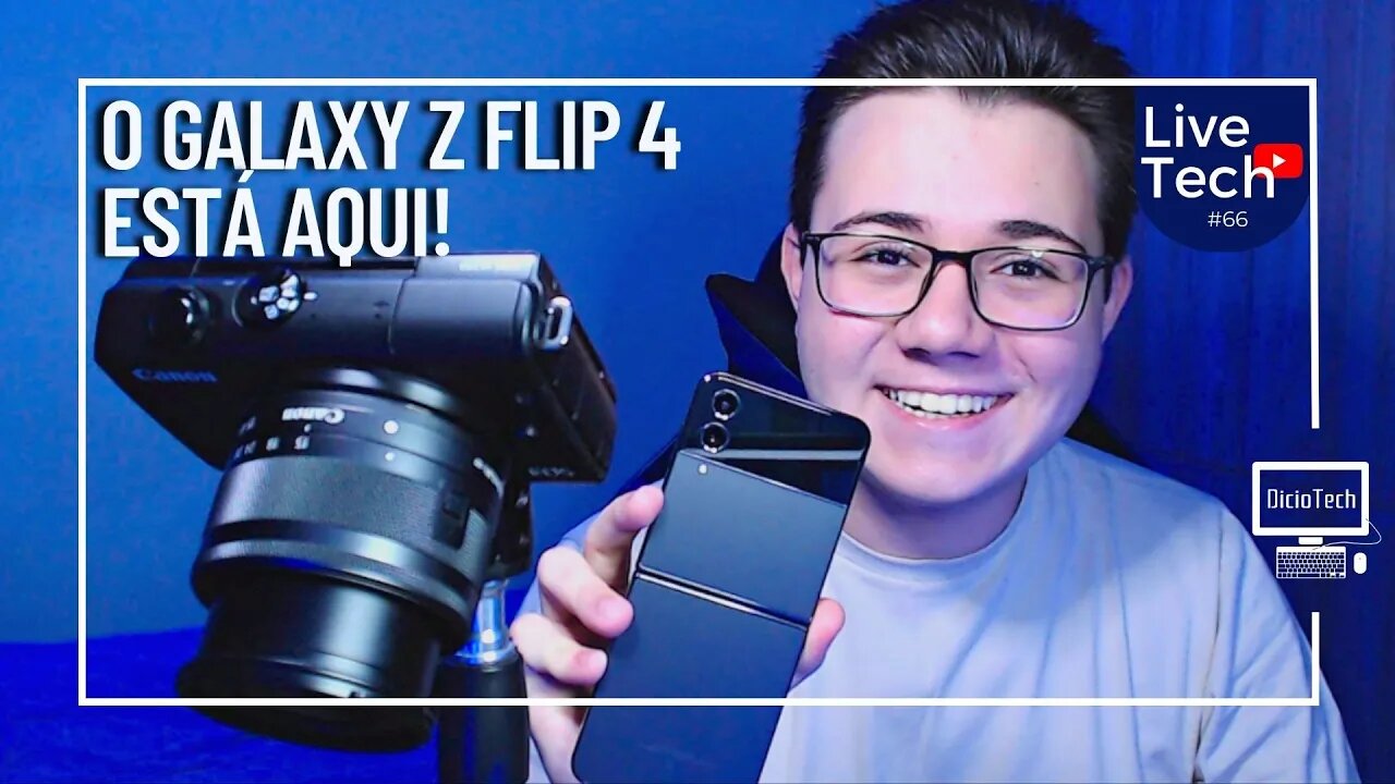 O Z FLIP 4 ESTÁ AQUI E ELE É DEMAIS (Agora Vai)! - LiveTech #66