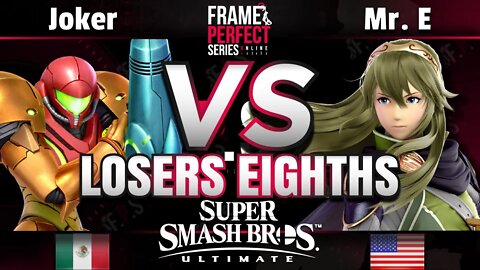 FPS2 Online Losers Top 8 - CE | Joker (Samus) vs Mr. E (Lucina) - Smash Ultimate