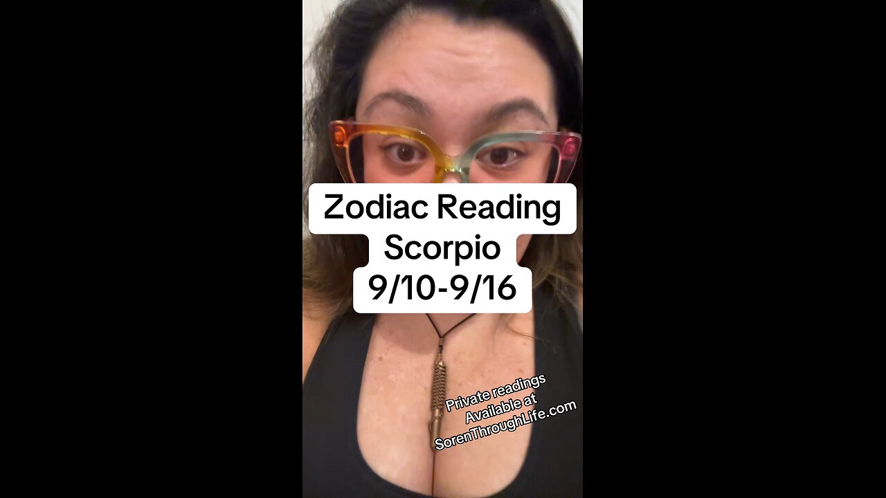 Zodiac Reading Scorpio