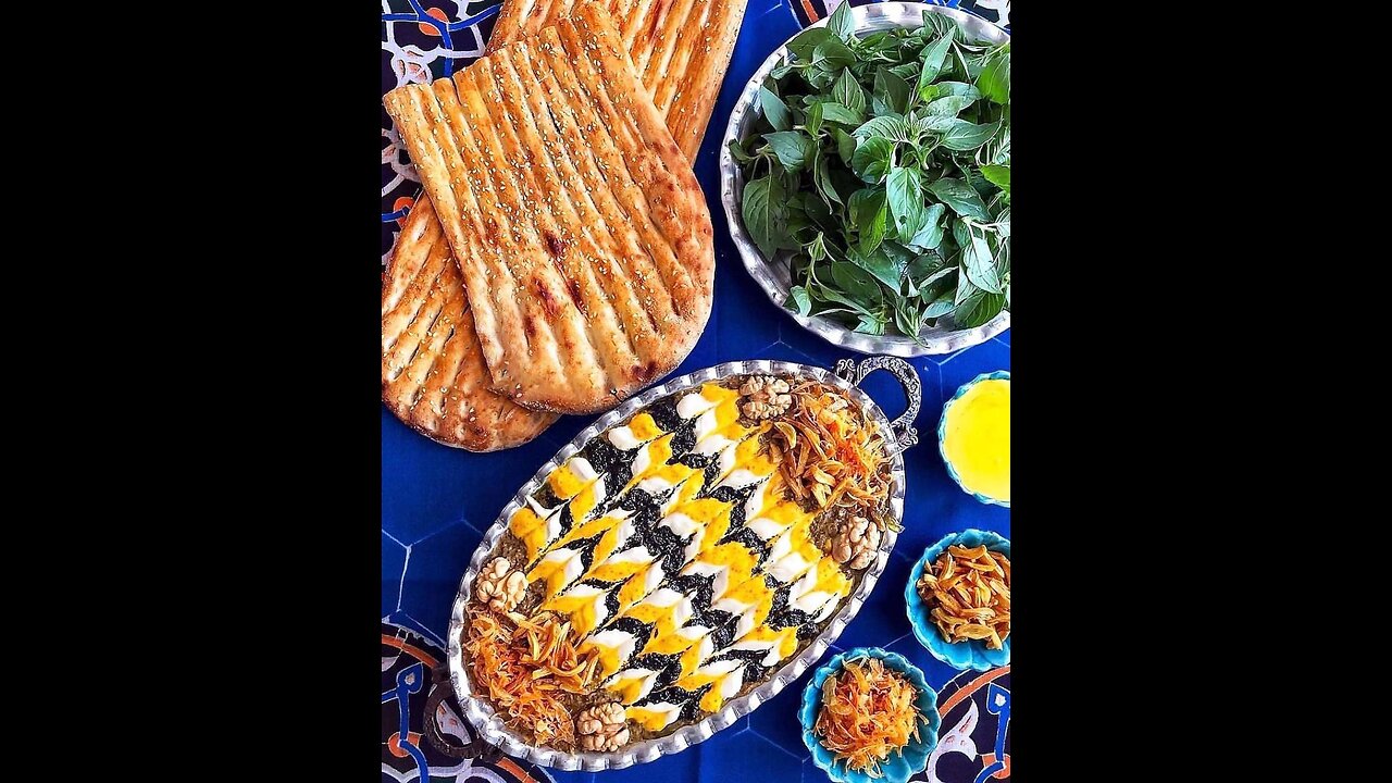 A Maravilhosa culinária iraniana - Kashk Bademzhan-Wonderful Iranian cuisine - Kashk Bademzhan