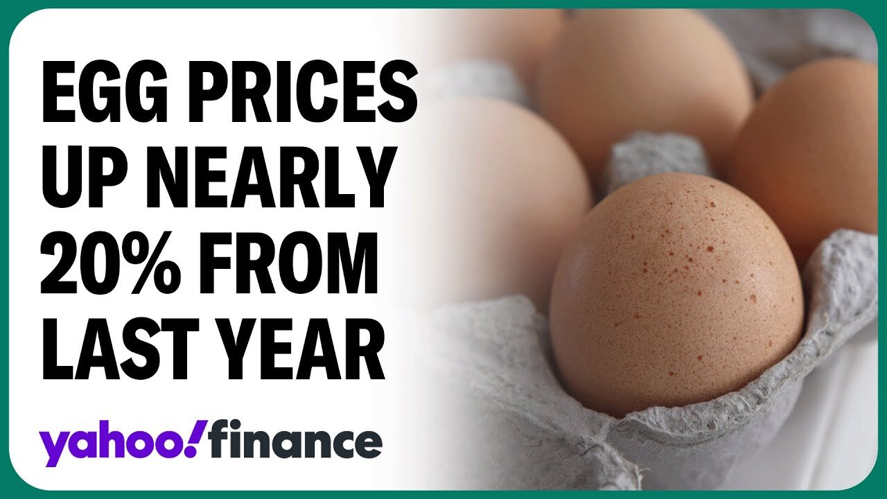 Egg prices are up almost 20% since last year