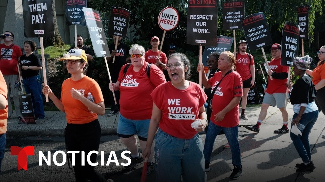Estas son las demandas de los más de 10,000 empleados de hoteles en huelga