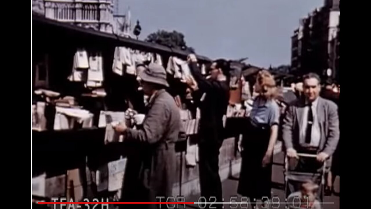 Paris in the 1950s #2 A TIME TRAVEL ARCHIVE/ BLACK & WHITE, NOSTALGIC FILM