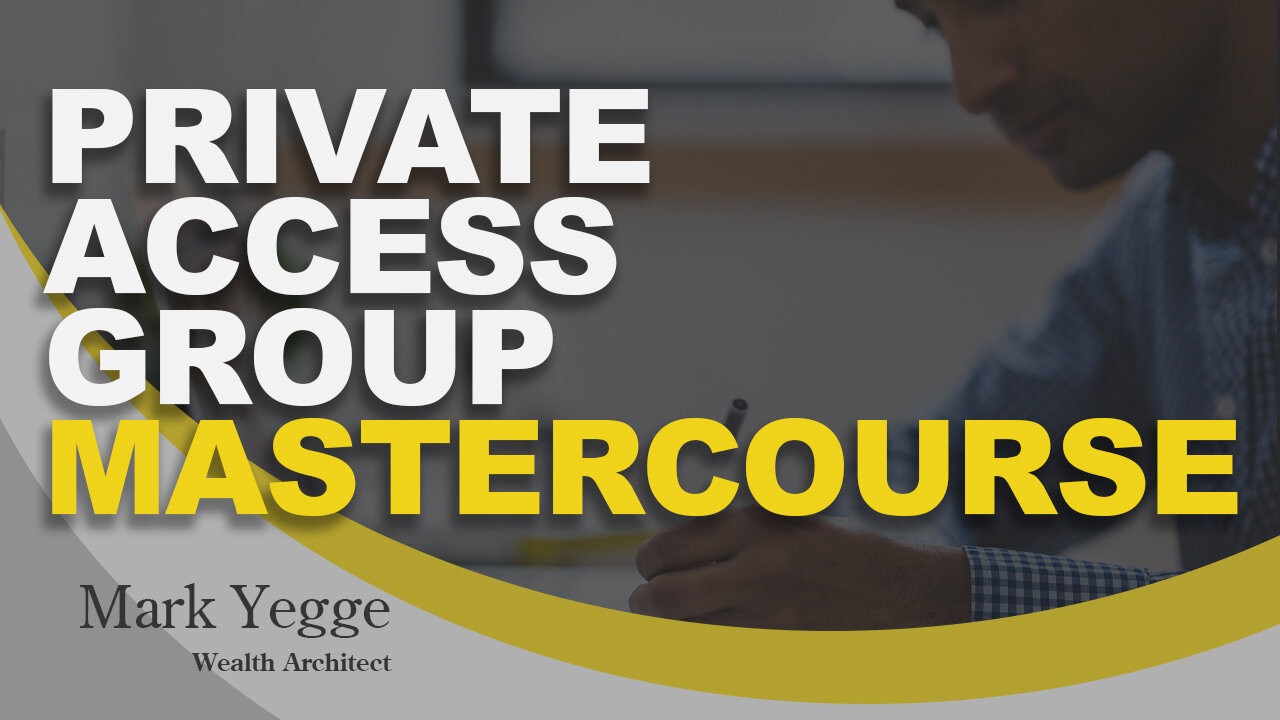 Private Access Group MasterCourse