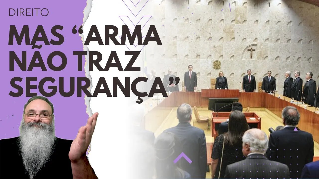 STF quer contratar SEGURANÇAS ARMADOS após dizer que ARMAS não resolvem o PROBLEMA da SEGURANÇA