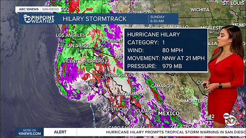 Vanessa's Forecast: Tracking Hilary