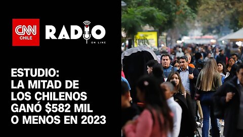 INE: La mitad de los chilenos ganó $582 mil o menos en 2023