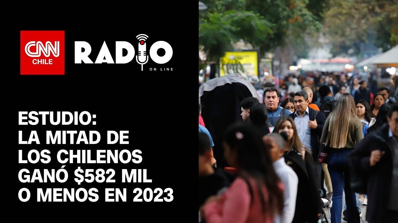 INE: La mitad de los chilenos ganó $582 mil o menos en 2023