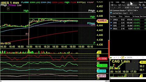 Overnight Rambling and Trading Talk Live