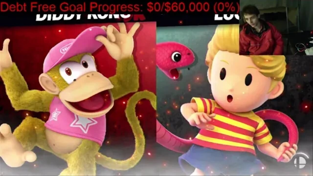 Diddy Kong VS Lucas On The Hardest Difficulty In A Super Smash Bros Ultimate Match With Commentary