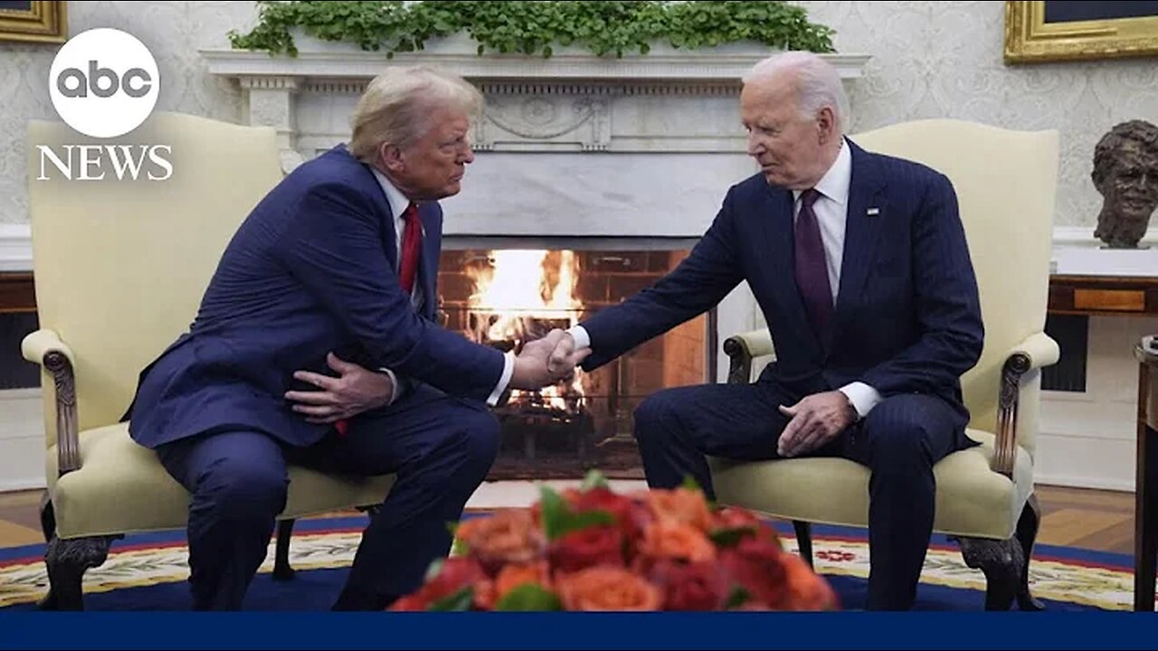 President Biden welcomes President-elect Trump back to White House