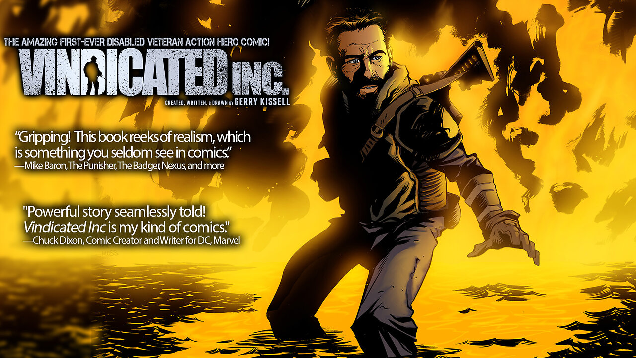 Vindicated Inc Graphic Novel Crowdfunding Campaign Trailer 4