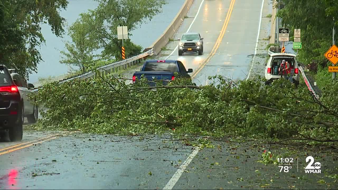 Tornado touches down near Annapolis Thursday