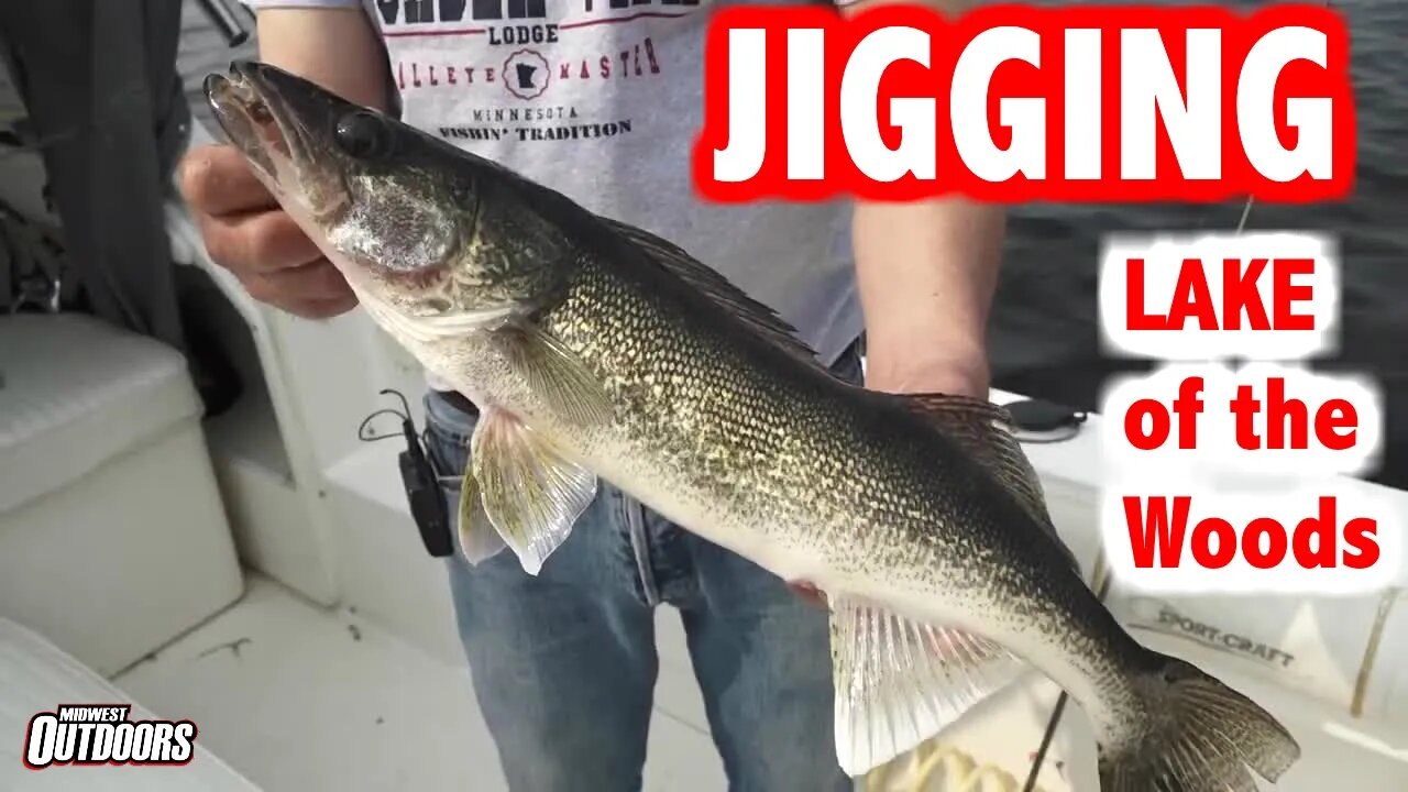 Jigging for Walleyes on Lake of the Woods