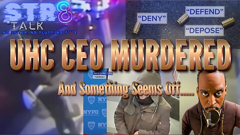 UHC CEO MURDERED!! SUSPECT CAUGHT!! The Strange Details That Don't Add Up