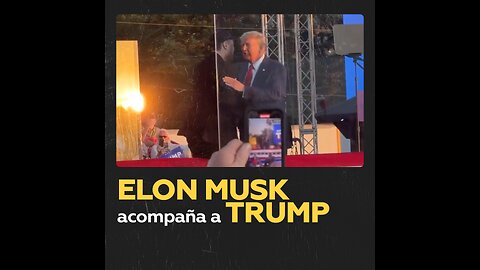 Elon Musk respalda a Donald Trump en mitin de campaña en Pensilvania