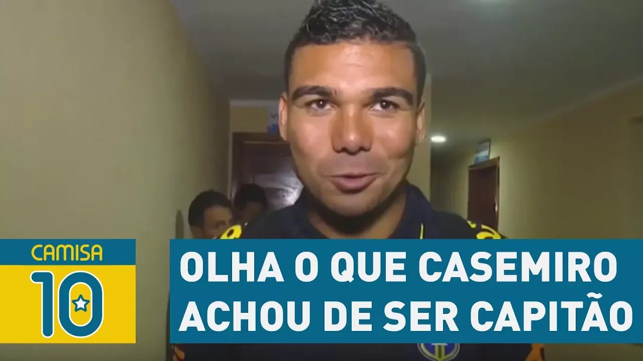 OLHA o que Casemiro achou de ser CAPITÃO da Seleção!