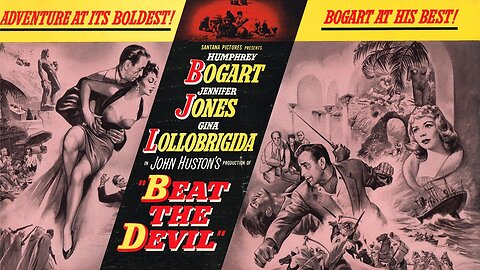 Beat The Devil (1953) Humphrey Bogart, Jennifer Jones, Gina Lollobrigida