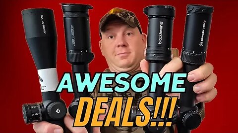 HUGE Deals on Scopes!!! [Up to 55% OFF] #deerseason #deerhunting #whoteewho #deals #blackfriday