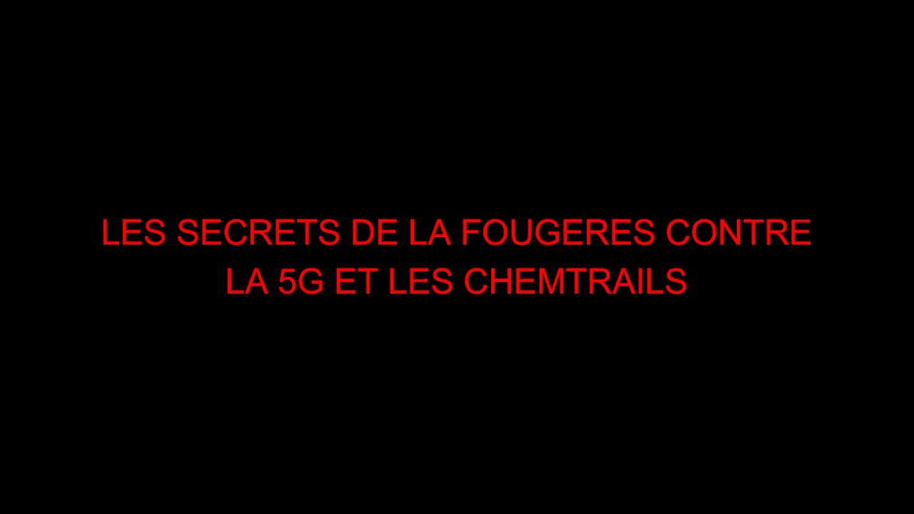 LES SECRETS DE LA FOUGERES CONTRE LA 5G ET LES CHEMTRAILS