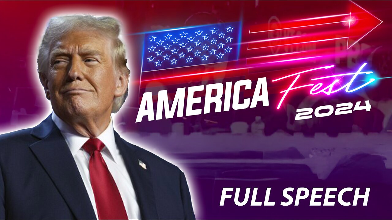 Donald Trump's AmericaFest 2024 Full Speech