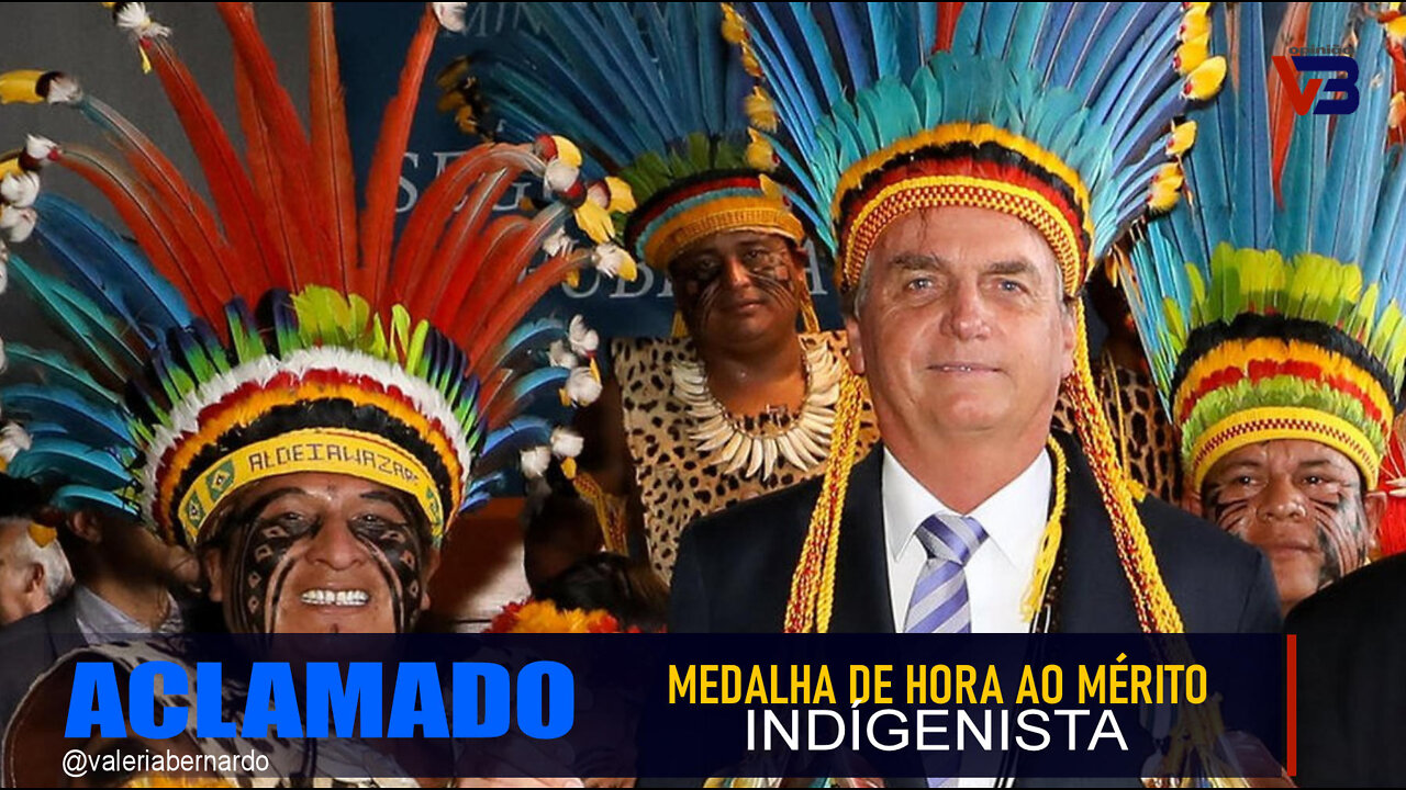 Jair Bolsonaro Ganha Medalha dos Índios