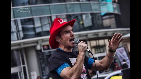 SPEECH NATHAN PHILLIPS SQUARE TORONTO CANADA IN FRONT OF EMERGENCY WORKERS _ STOP INJECTION MANDATES