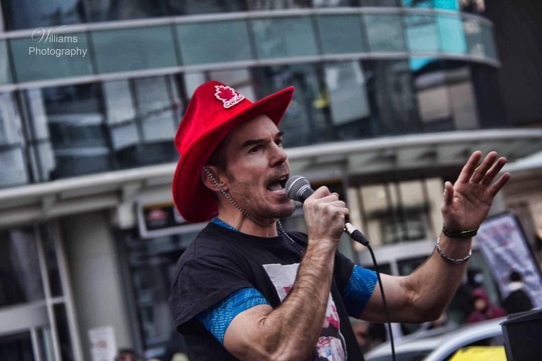 SPEECH NATHAN PHILLIPS SQUARE TORONTO CANADA IN FRONT OF EMERGENCY WORKERS _ STOP INJECTION MANDATES