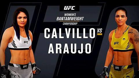 EA Sports UFC 4 Gameplay Viviane Araujo vs Cynthia Calvillo