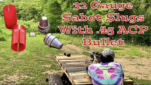 H&R 32 Gauge Special - .45 ACP 185 Grain Sabot Slugs Range Testing