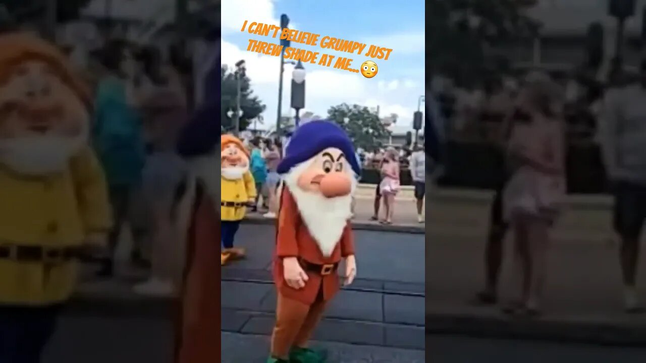 Well Never Thought Grumpy Would Throw Shade At Me... Disney's Festival Of Fantasy Parade