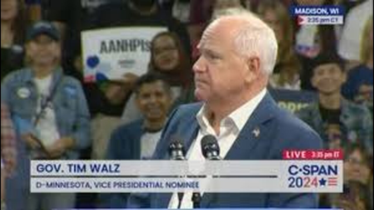 Tim Walz lacks self awareness