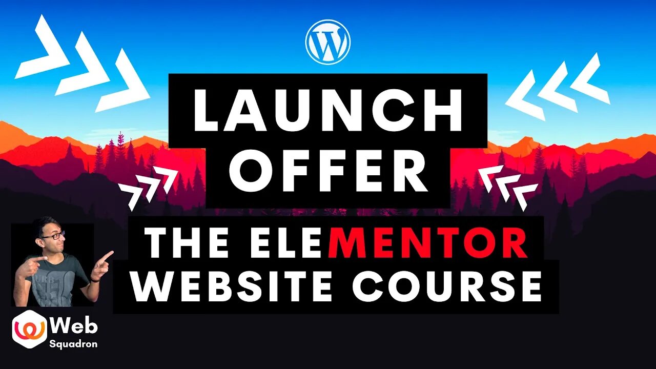 The NEW Elementor Website Course - Launch Offer - Monday 18 September - #wordpress Web Design