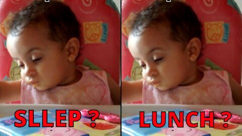 BABY FALLS SLEEPING WHILE EATING