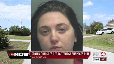 Stolen gun goes off as teen suspects run in Cape Coral