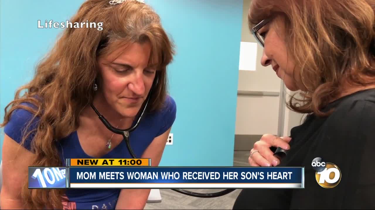 South Bay mom meets woman who received her son's heart