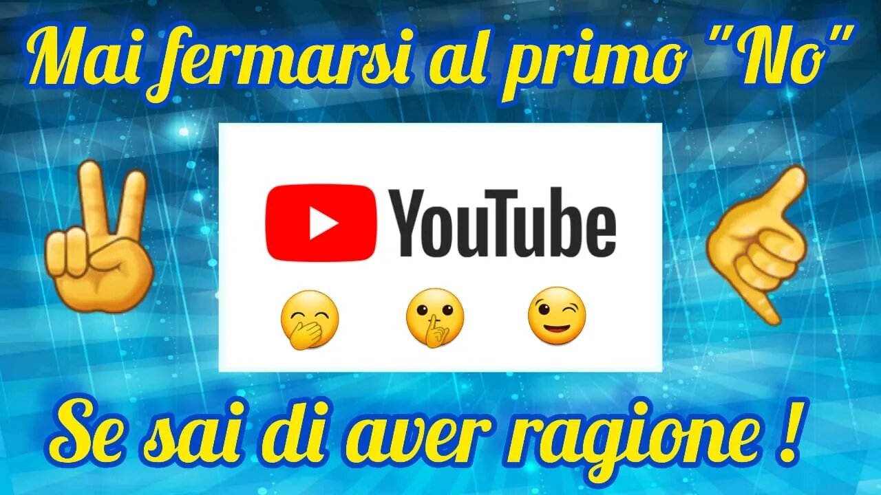 HO VINTO CONTRO YOUTUBE, IL VENTO STA CAMBIANDO !