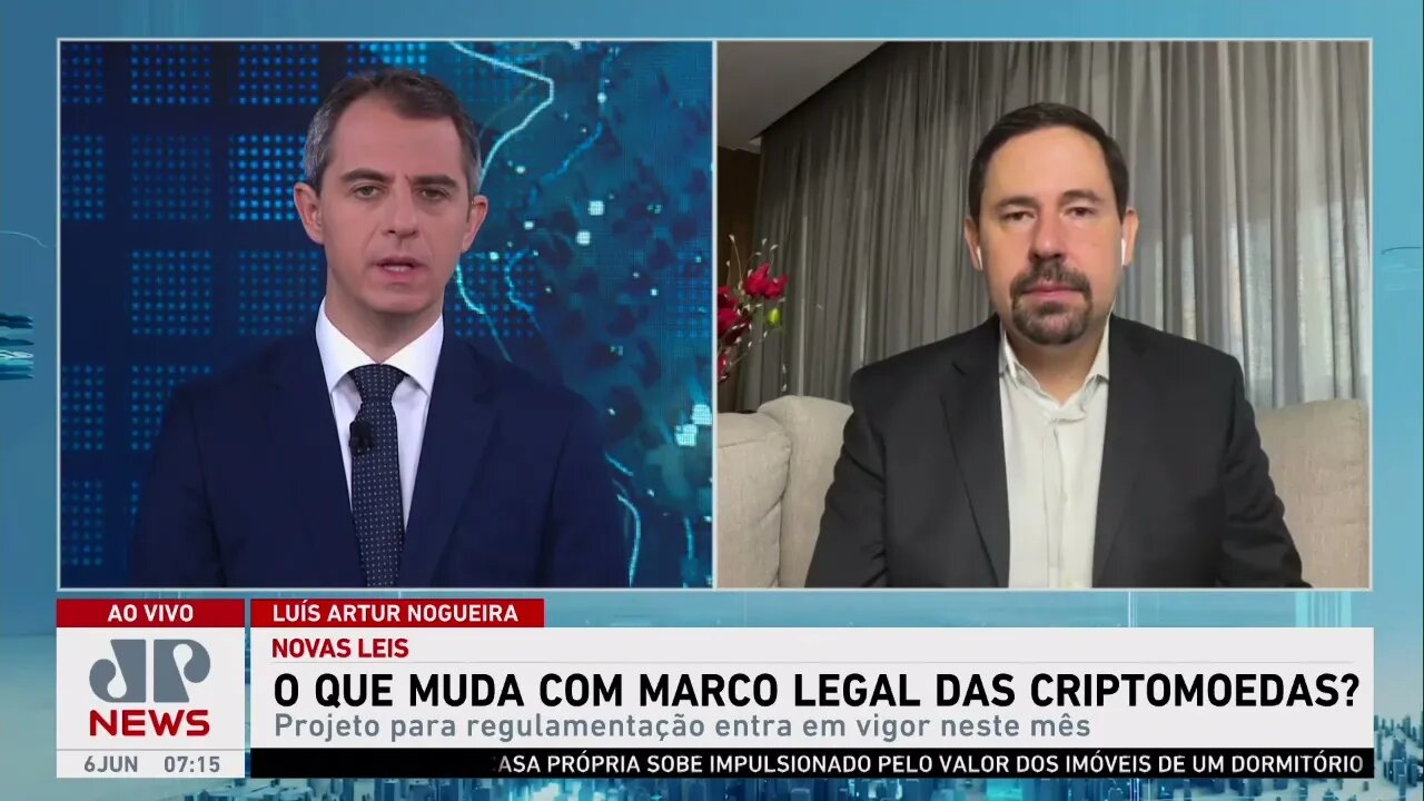 Marco legal das criptomoedas entra em vigor no Brasil; Nogueira repercute | Mercado Financeiro