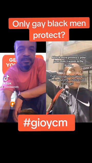 Only gay black men protect? #gioycm #drizzle drizzle #sprinkle Soft guy era #realwomen