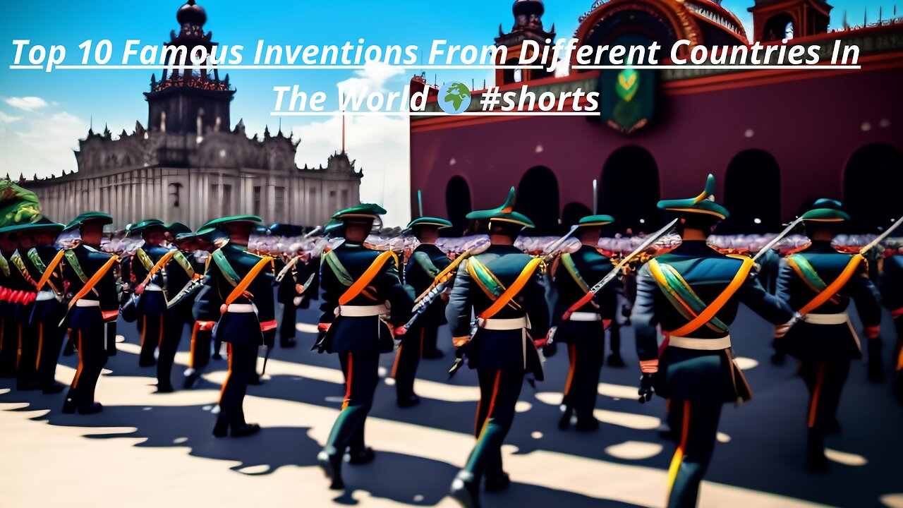 Top 10 Famous Inventions From Different Countries In The World 🌍 #shorts